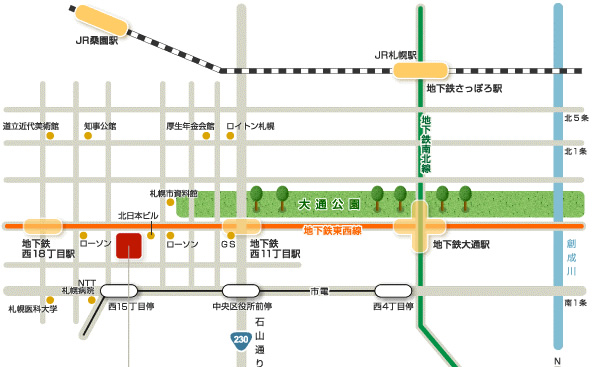 光塩学園東館アクセスマップ